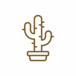 Cactus icon representing very dry indoor air