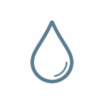 Water drop icon representing indoor humidity